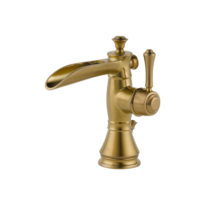 Delta Cassidy™ Single Hole Bathroom Faucet with Drain Assembly